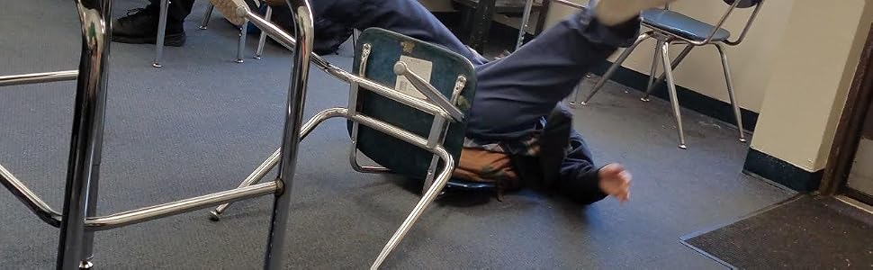 falling off chair, chair sliding, safety, slippery floors, anti skid