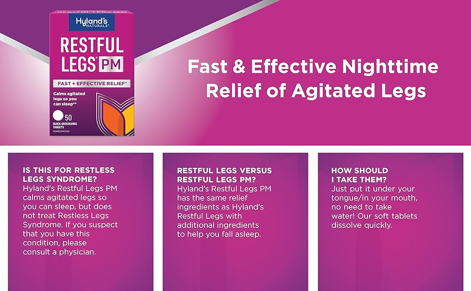 Fast &amp; Effective Nighttime Relief of Agitated Legs