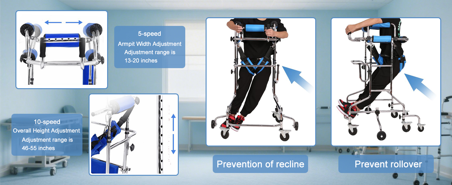 standing walkers for seniors hemi walker for stroke patient standing frames for rehabilitation