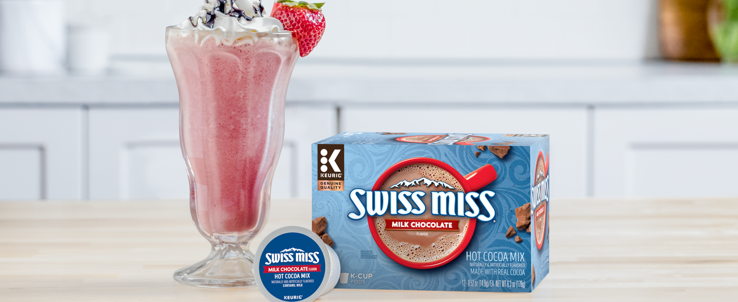 swiss miss k cup pods, kcups, keurig k cup pods, hot cocoa, hot coco, hot chocolate k cup pods, pods
