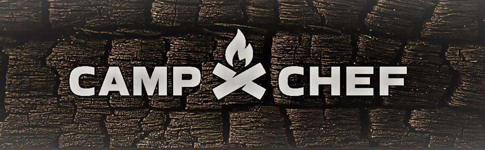 Camp Chef products include pellet grills, camp stoves, Back patio and Cast Iron