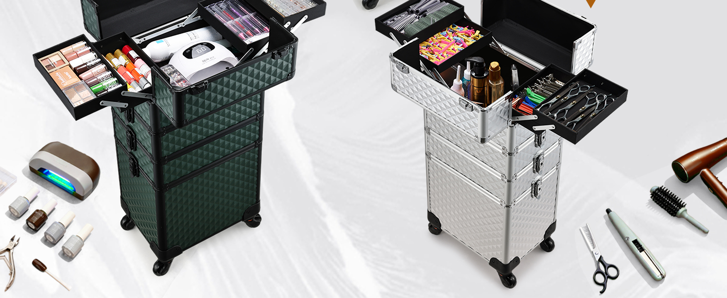 makeup case on wheels