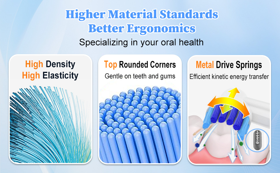 High-quality bristles