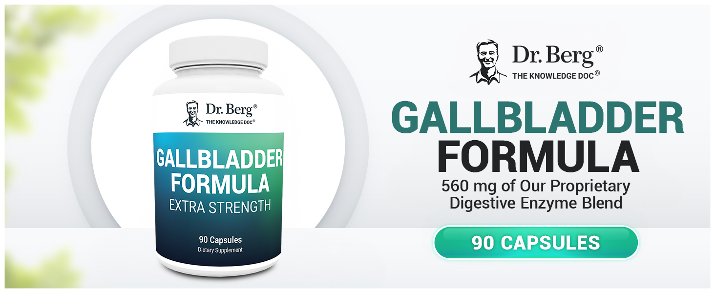 Dr. Berg Gallbladder Formula Premium A+ gallbladder supplement for gut health digestive health