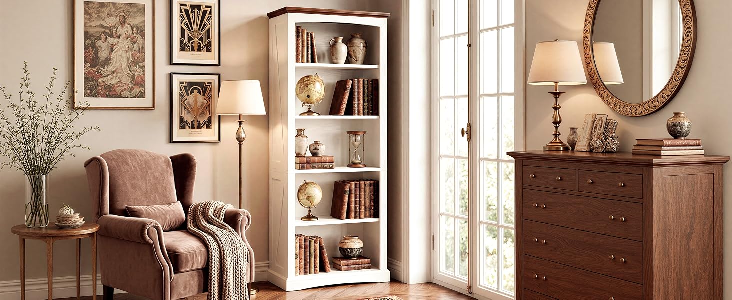 5 tier bookcase
