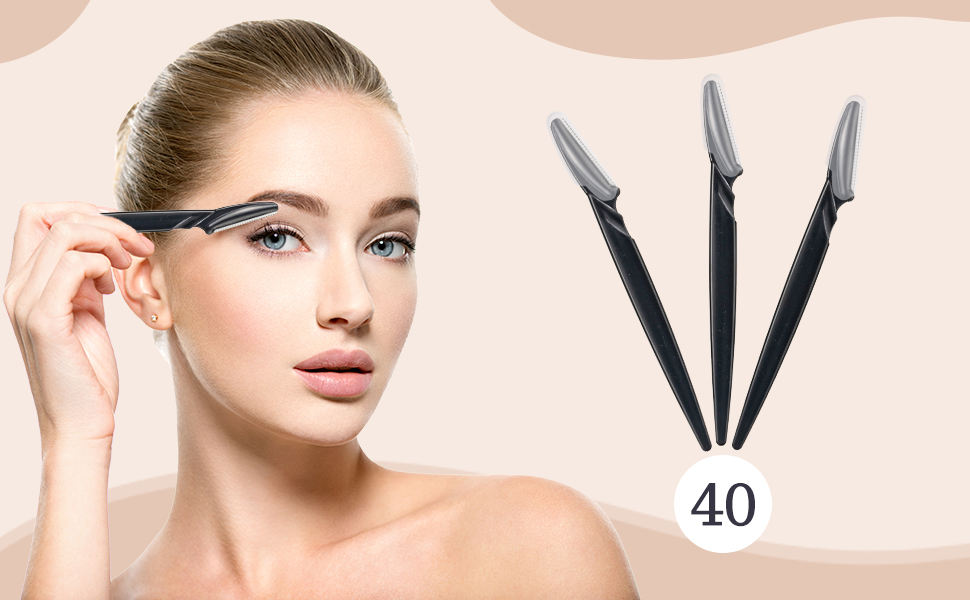 black eyebrow razors