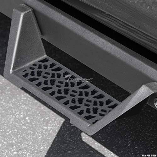 R&L Racing Matte Black Modular Drop Step Nerf Bars Boards Compatible with 2005-2018 Nissan Frontier Crew Cab