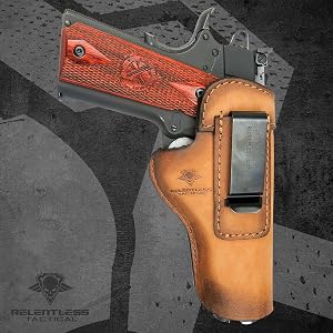 the defender leather holster oak