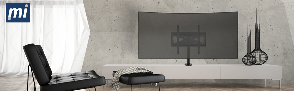 Swivel Bolt-Down Desktop TV Mount