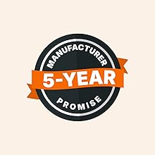 Protected by a 5-Year Manufacturer Promise