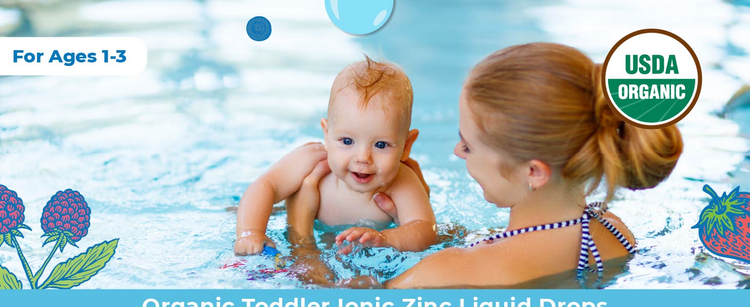 Toddler Zinc Drops, Unflavored, Org, 2 oz