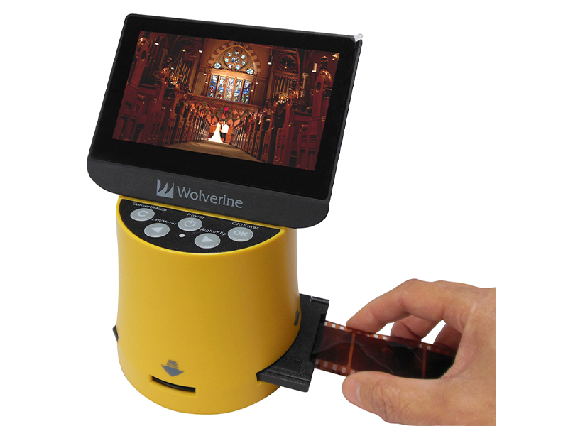 Wolverine Titan 8-in-1 High Resolution Film to Digital Converter with 4.3" Screen and HDMI Output