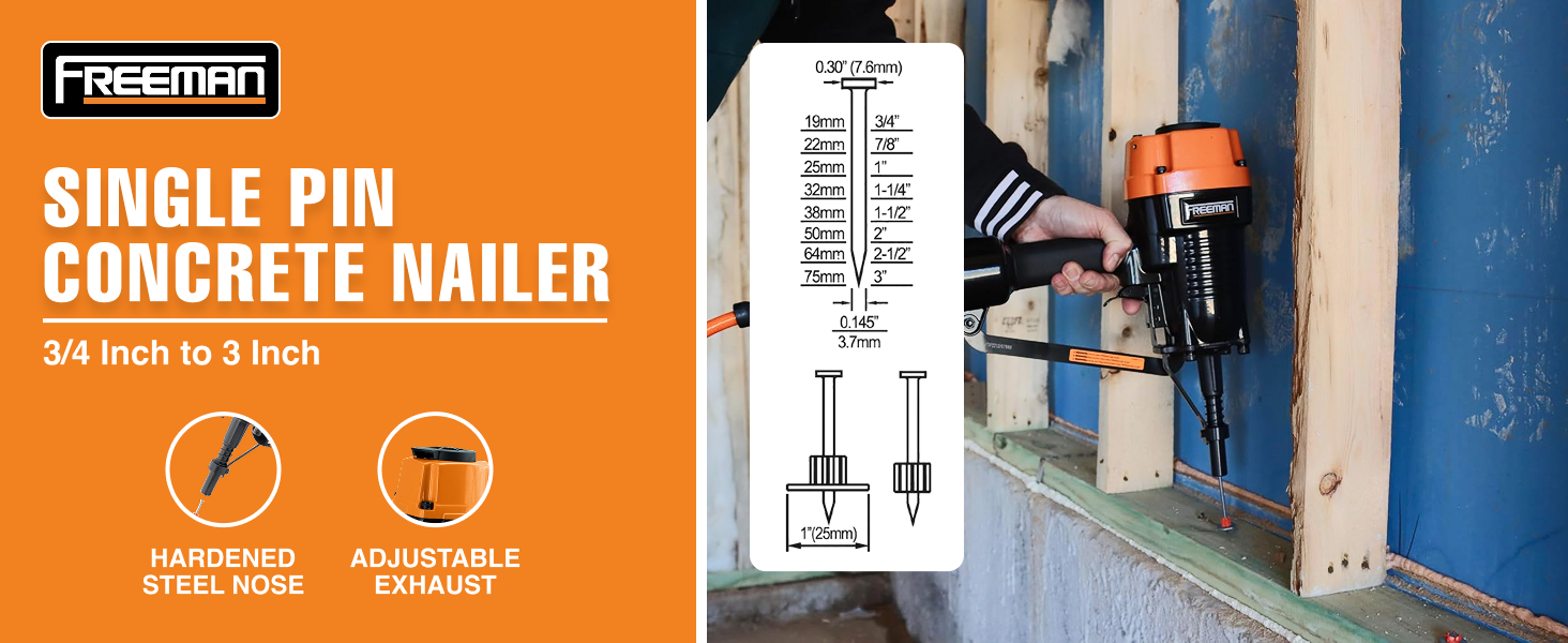 SINGPLE PIN CONCRETE NAILER