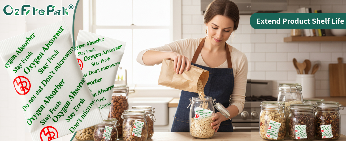oxygen absorbers for food storage