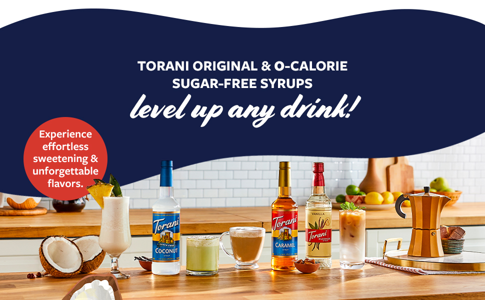 Torani Orginal &amp;amp; Sugar Free Syrups