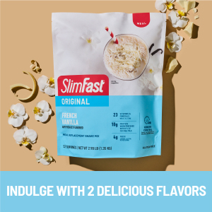 SlimFast Meal Replacement Powder, Weight Loss, Shake Mix, High Protein