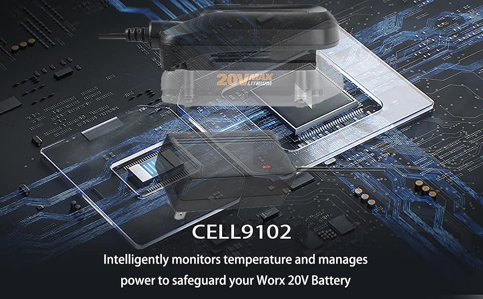 for worx 20v battery charger