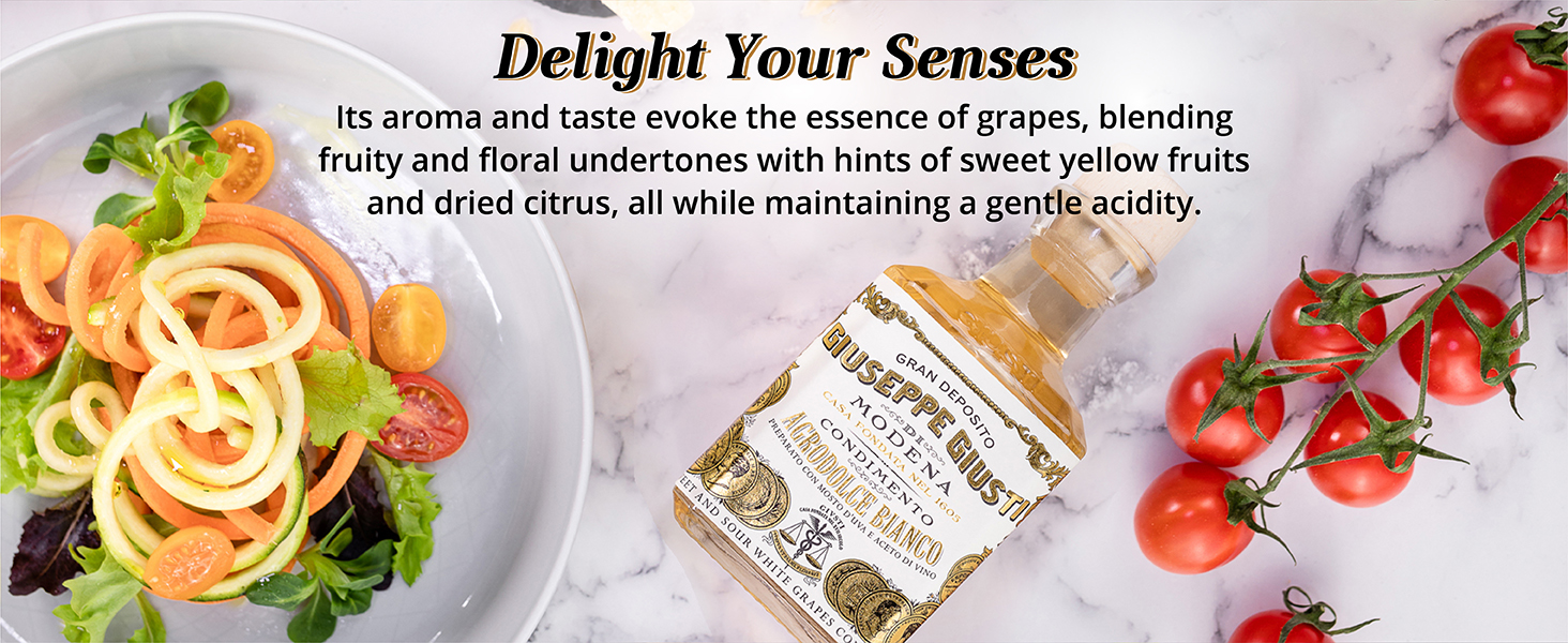 Giusti White Wine Vinegar white wine cooking fruit vinegar white cooking wine Italian condiments
