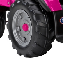peg perego toys for child - case ih magnum tractor with trailer