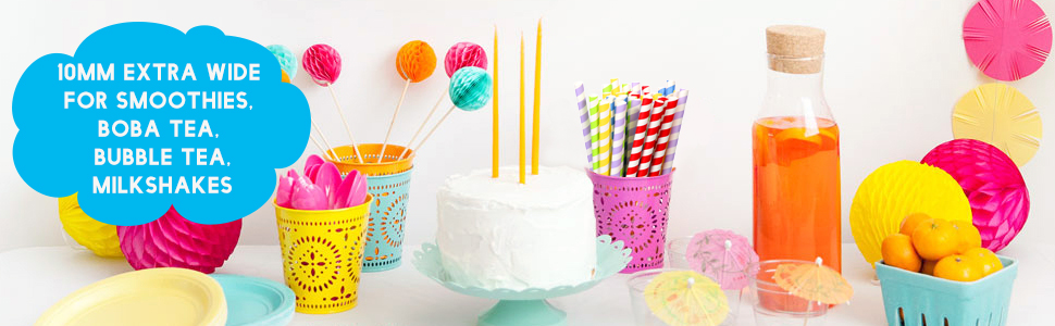 wide straws