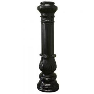 mailbox installation single post direct burial cement install address marker curbside post office