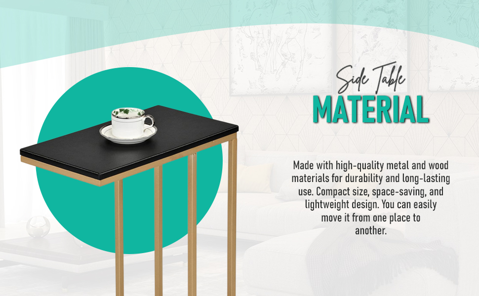 Narrow Side Table for Small Spaces