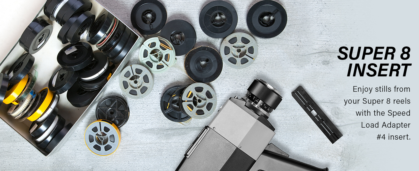 adapter speed fast load film negative convert scan 35mm super8 120 film 110film instant jpeg sd