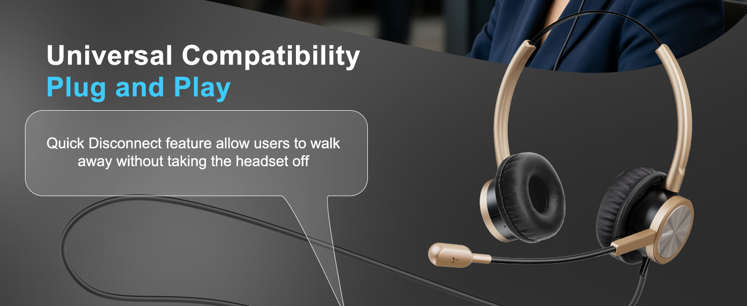 telephone headsets for office phones