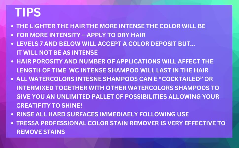 hair lightener, green hair shampoo, purple hair shampoo, pink shampoo, teal shampoo