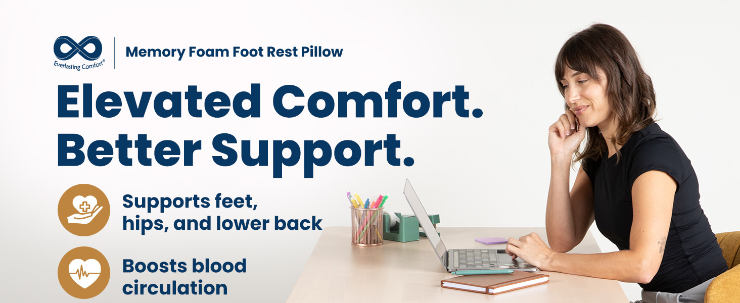 Adjustable Cloud Foot Rest for Under Desk