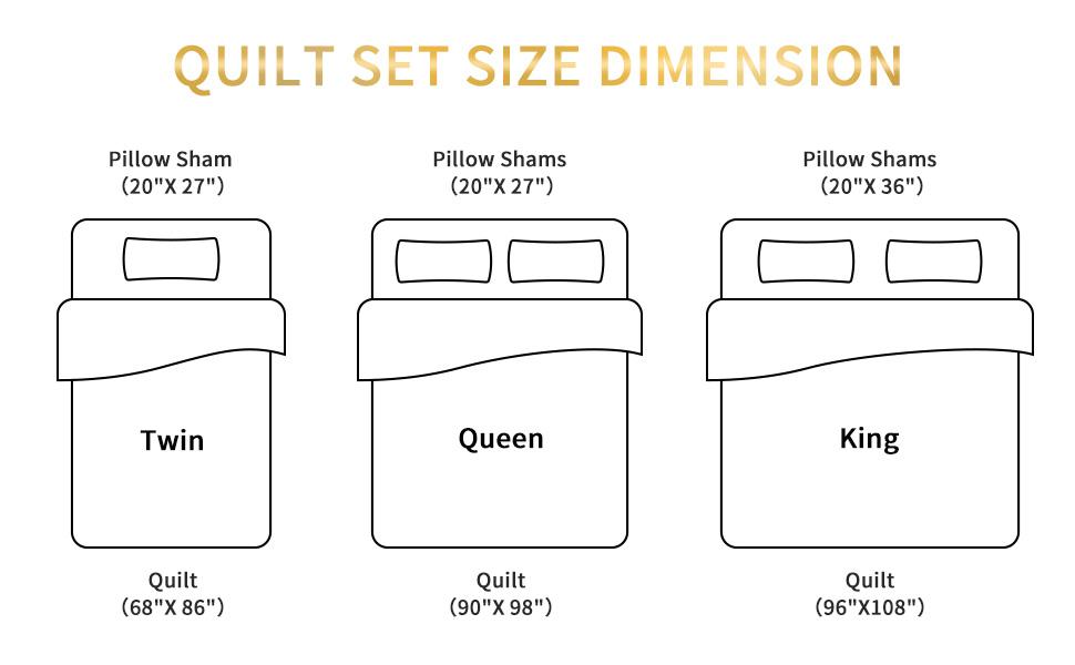 quilt set available size