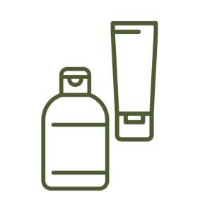 Two different bottle sizes