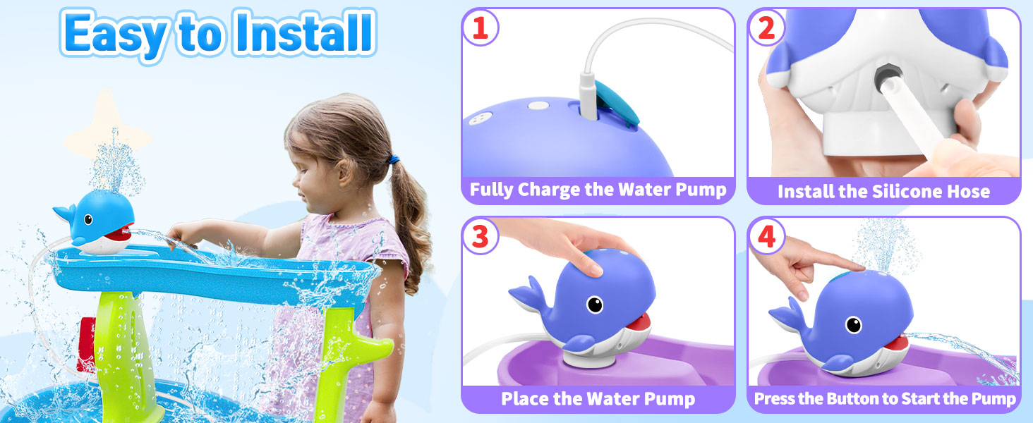water table pump continuous flow