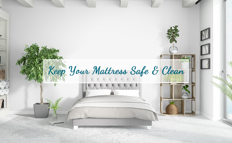 This mattress protector is machine washable
