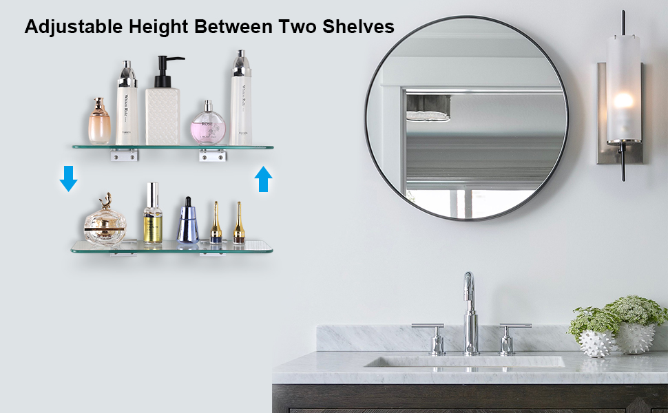 Glass shelf for bathroom glass shelves for wall glass shower shelves glass shelves bathroom