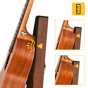 wooden ukulele stand