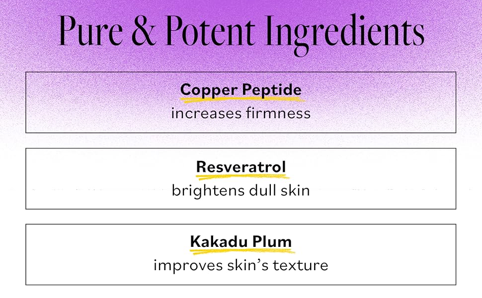 Pure &amp;amp; Potent Ingredients