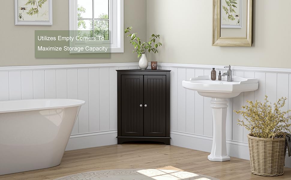 storage corner cabinet
