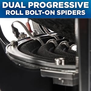 Dual progressive Roll Bolt-on Spiders