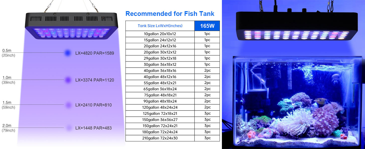 aquarium lamp dimmable