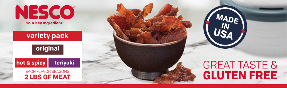 Nesco, variety pack, jerky seasoning