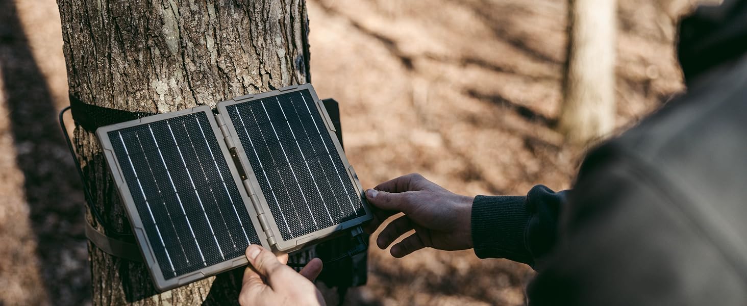 solar panel trail camera