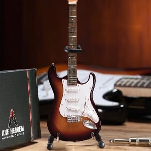 axe heaven, axe heaven guitars, mini guitars, axe heave mini guitars, sunburst fender, stratocaster