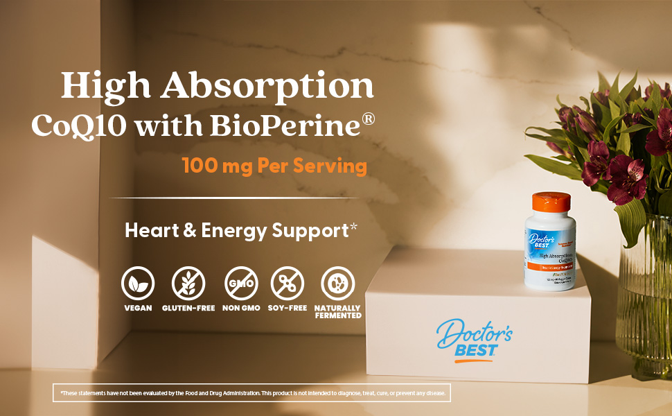 High Absorption CoQ10 with BioPerine