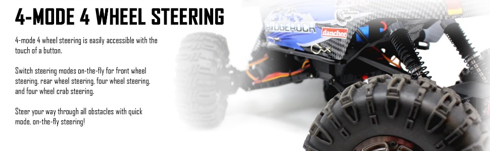 rc rock crawler toy 4 wheel steering redcat everest