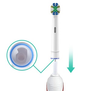 Toothbrush Replacement Heads Refill for Vitality Floss Action