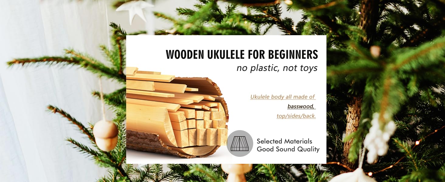 Winzz wooden ukulele