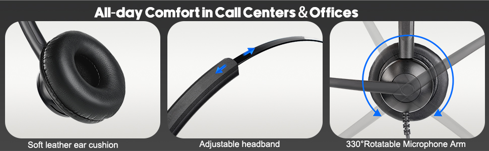 2.5mm headset with microphone noise canceling