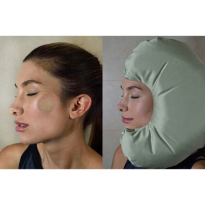 Woman Using Le Grand Pillow Before &amp;amp;amp;amp;amp;amp; After