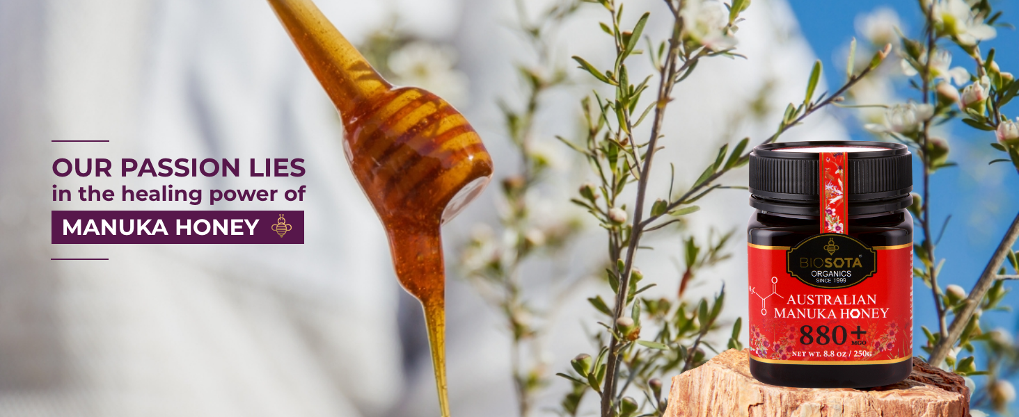 Biosota Australian Manuka Honey MGO 880+